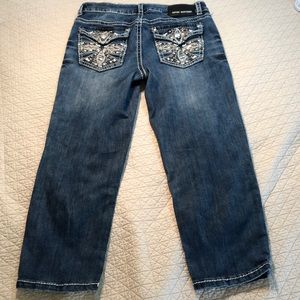 Denim Couture Smith denim stretch bling jeans, sz7